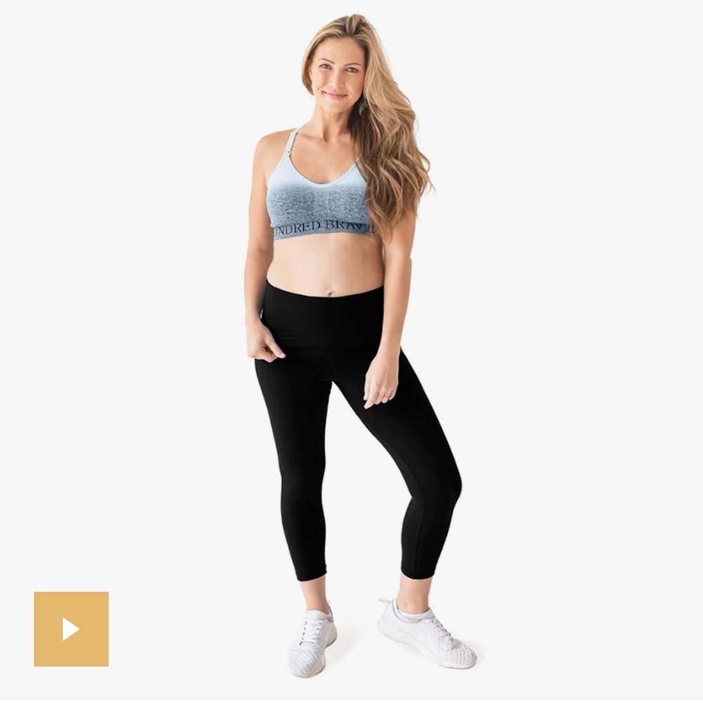 Kindred bravely Martina Maternity & postpartum support crop leggings in size M.
